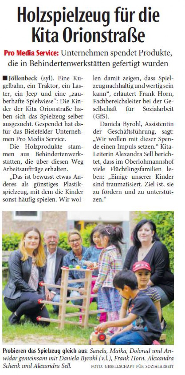 Neue Westfälische, 13.7.2017